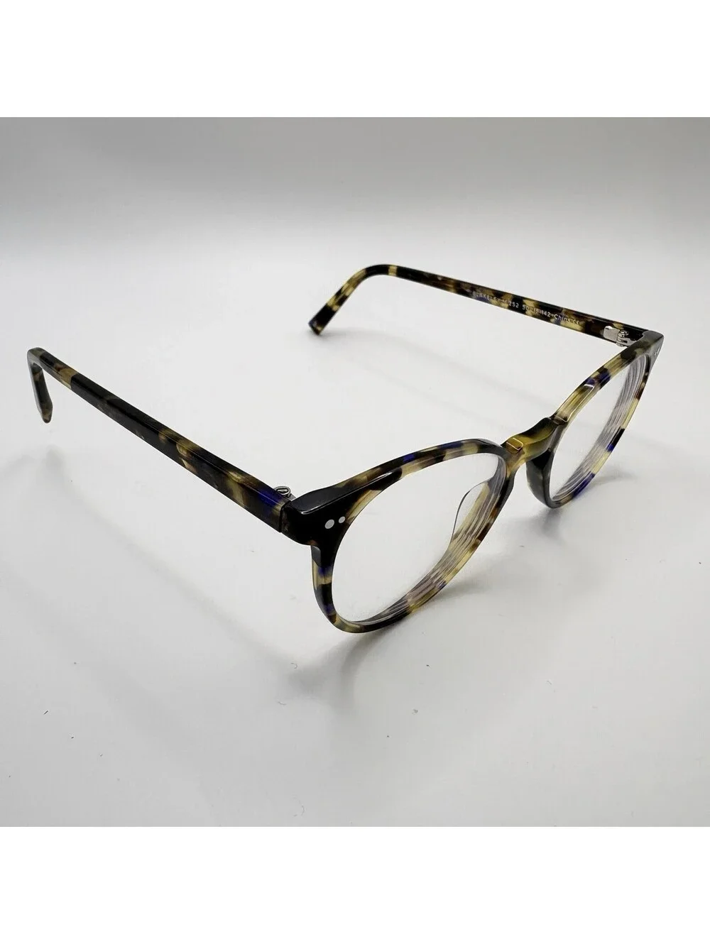 Warby Parker Blakeley M 252 Eyeglasses Tortoise Round 50-18-142 FRAMES ONLY